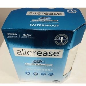 🌸NWT🌺AllerEase Waterproof  Queen Zippered Mattress Protector. NIB-Opened